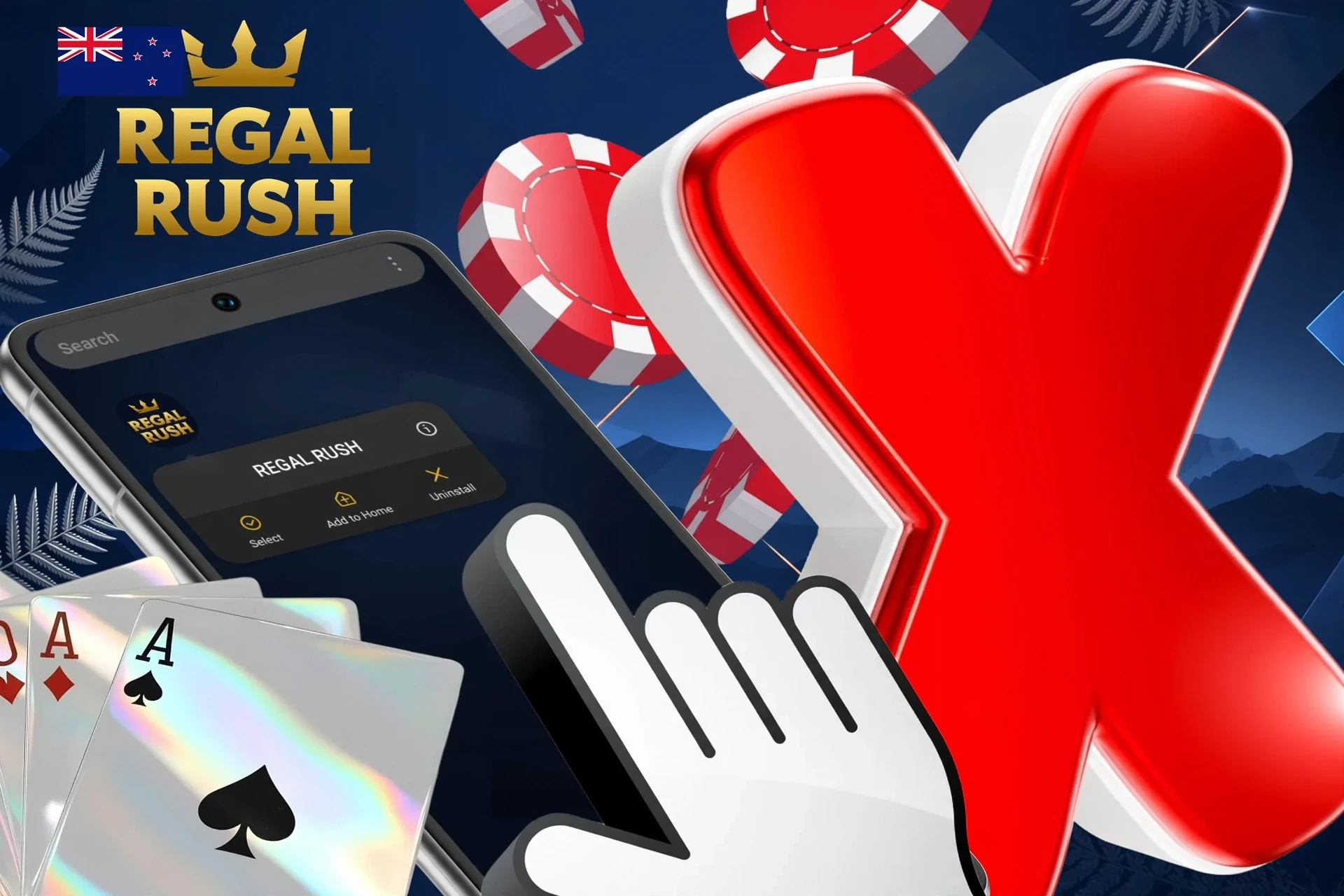 Description of Regal Rush Casino account deletion procedure via support service